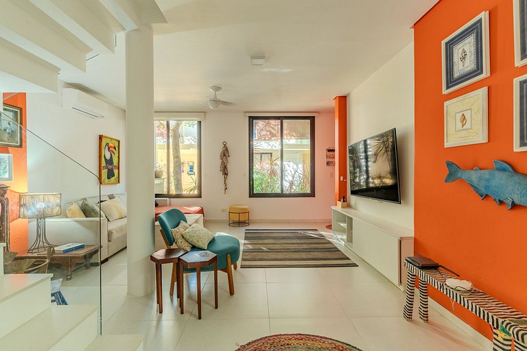 Camburi, 5Q, 100m da praia, triplex alto padrão