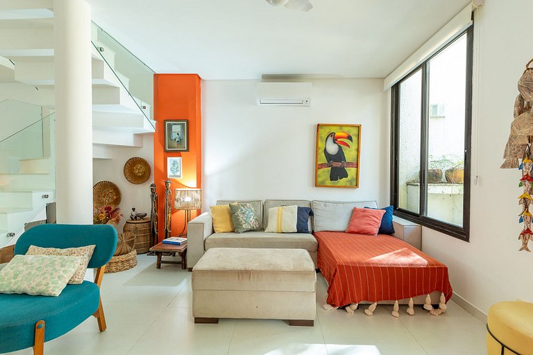 Camburi, 5Q, 100m da praia, triplex alto padrão