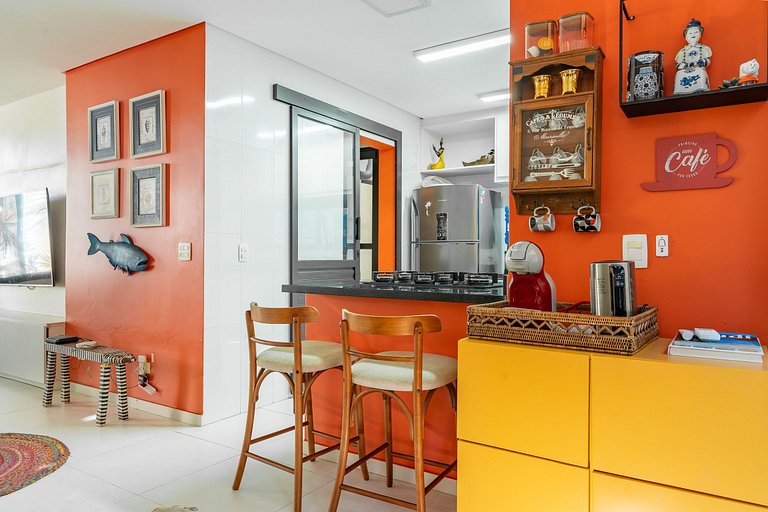 Camburi, 5Q, 100m da praia, triplex alto padrão