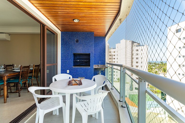 Riviera renovado 300m da praia.
