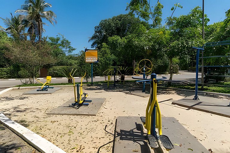 Espaço e natureza em cond. fechado