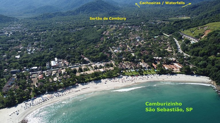 Condomínio com piscina - 80m da praia